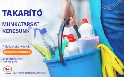 Takarító munkatársat keresünk!