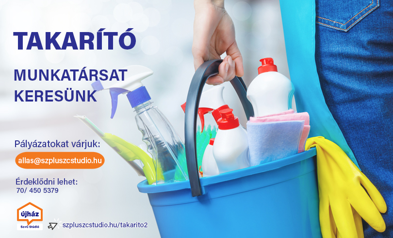 Takarító munkatársat keresünk!