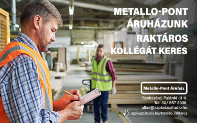 Raktáros kollégát keresünk