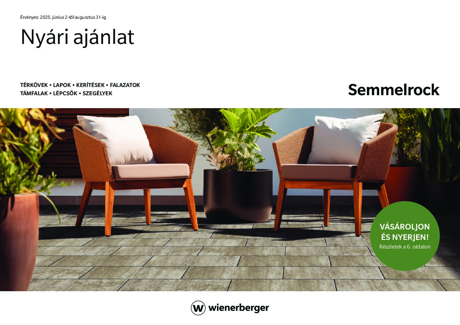 Semmelrock nyári ajánlat 08.31-ig