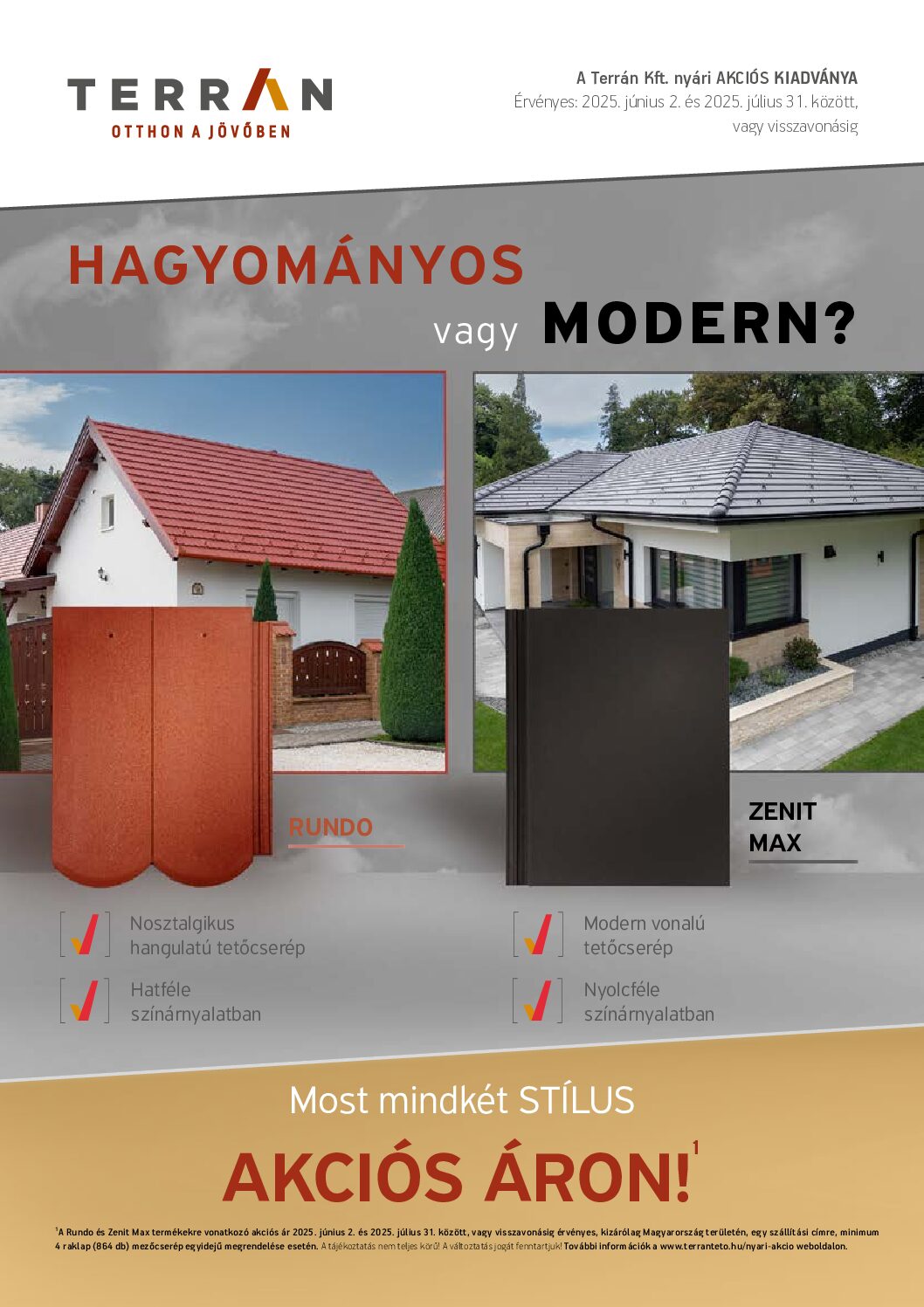 Terrán nyári júl.31-ig