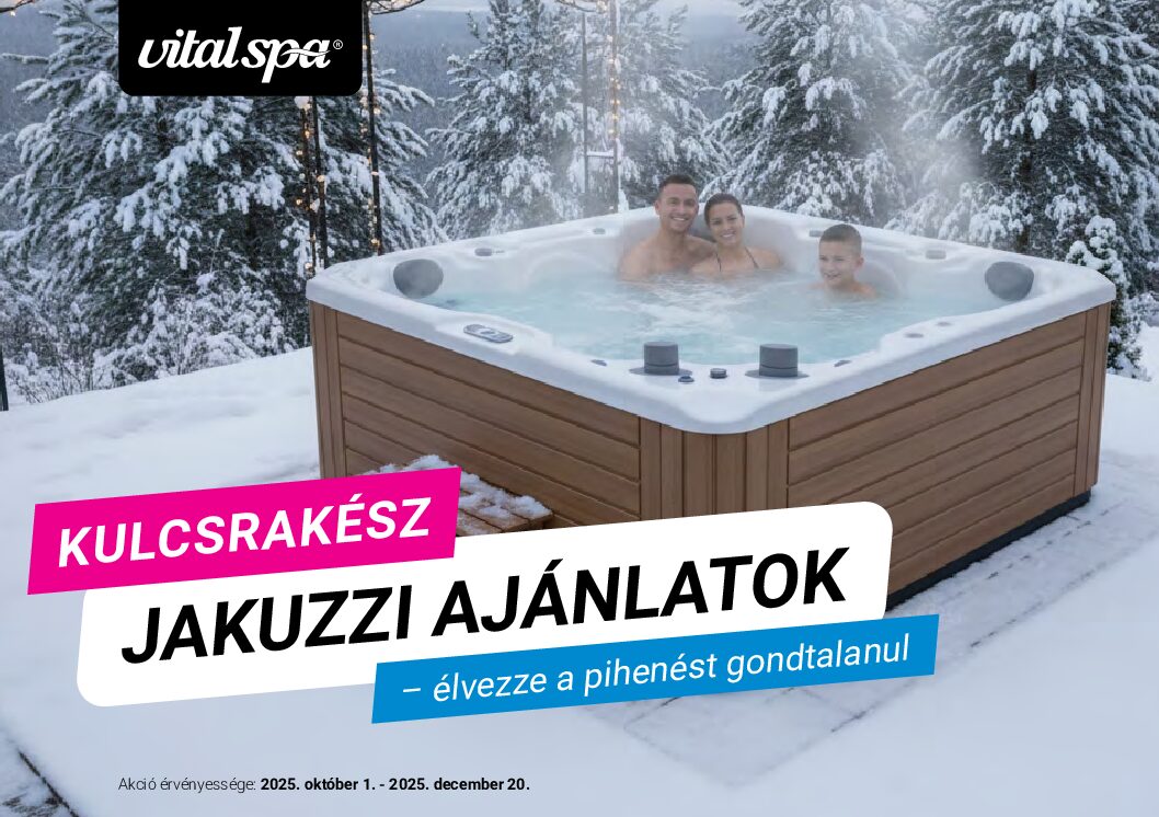 Vitalspa jakuzzi dec.20-ig