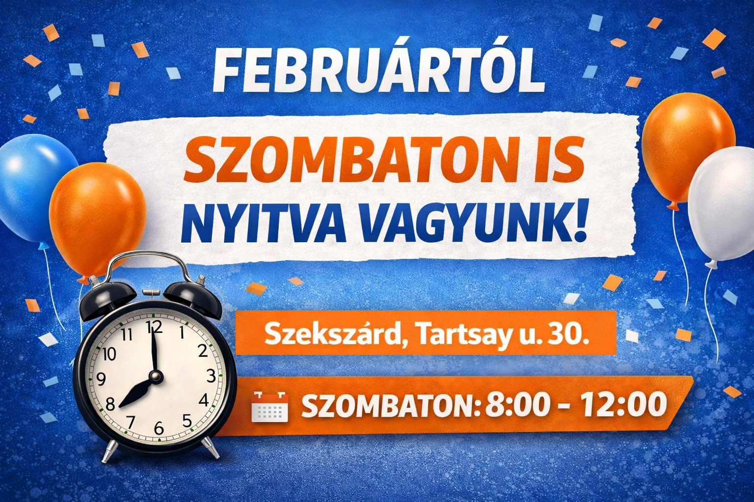 szombaton is nyitva 