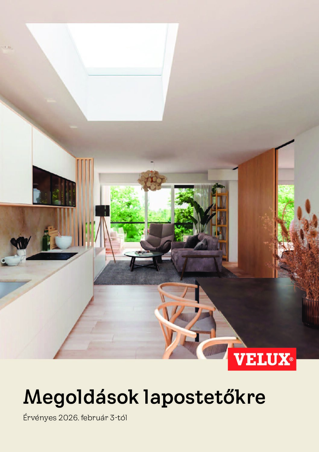 Velux megoldások lapostetőre 2026