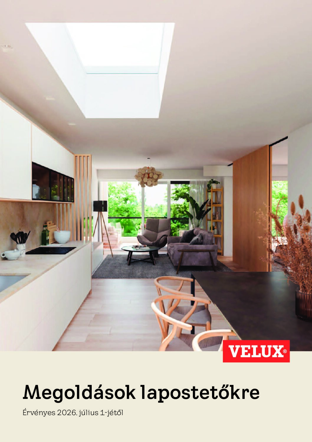 Velux megoldások lapostetőre 2026